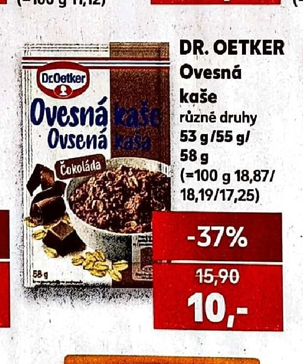 Dr. Oetker Ovesná kaše