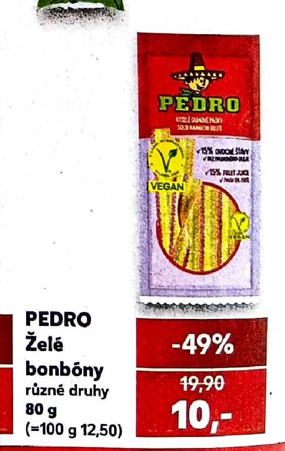 Pedro Želé bonbóny