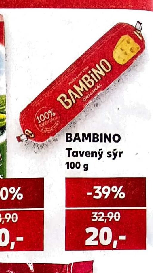 BAMBINO Tavený sýr 100 g