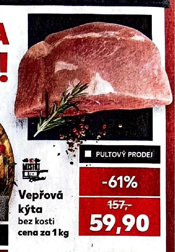 Vepřová kýta bez kosti