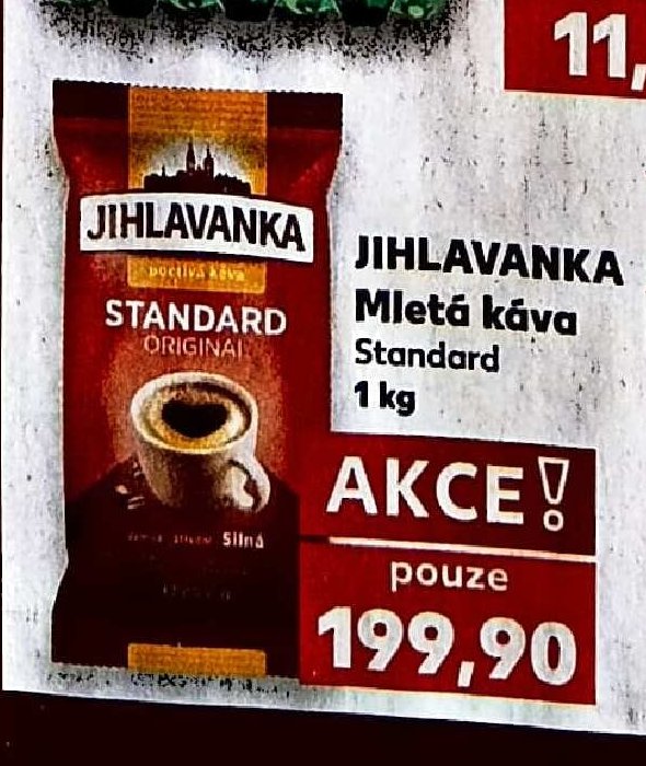 Jihlavanka Mletá káva Standard