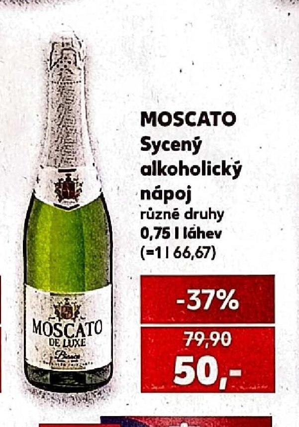MOSCATO Sycený alkoholický nápoj