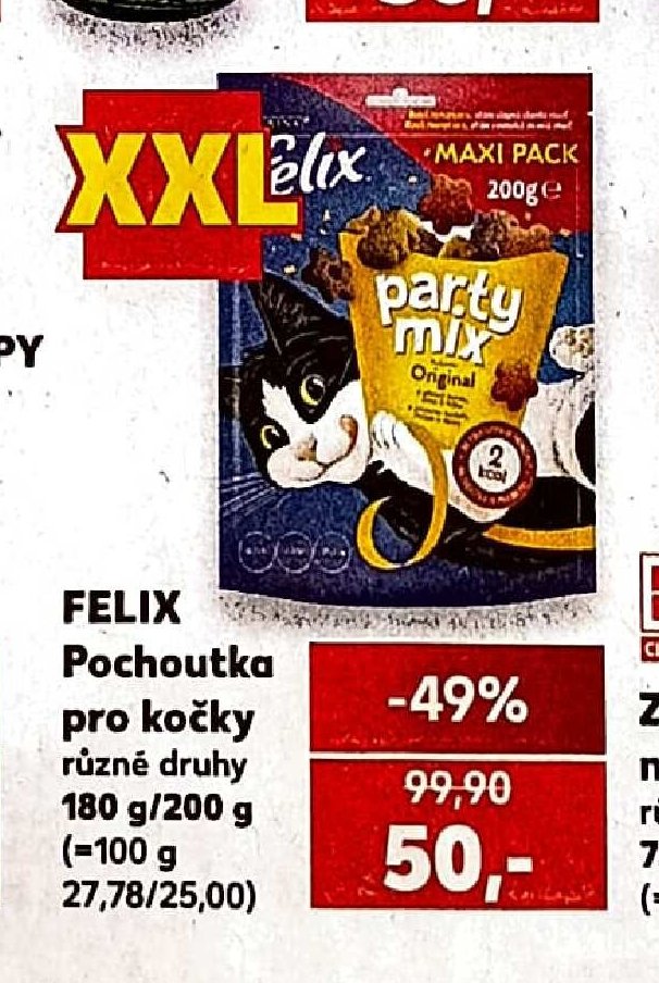 FELIX Pochoutka pro kočky