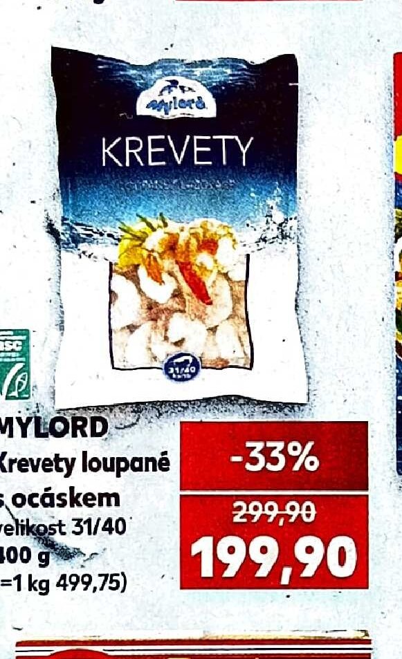 MYLORD Krevety loupané