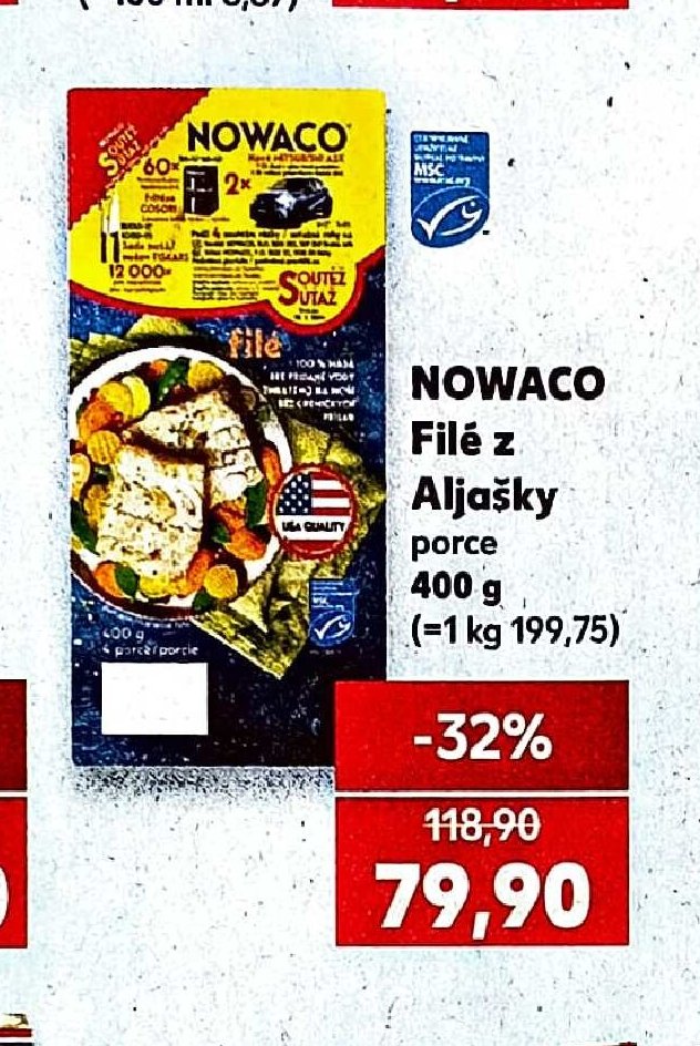 NOWACO Filé z Aljašky