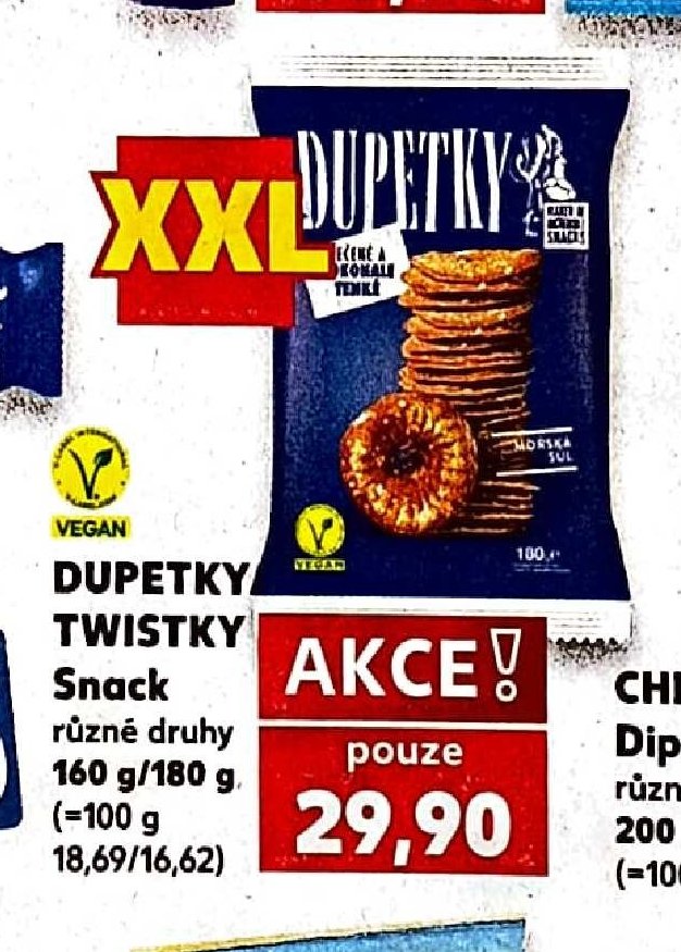 Dupetky Twistky snack