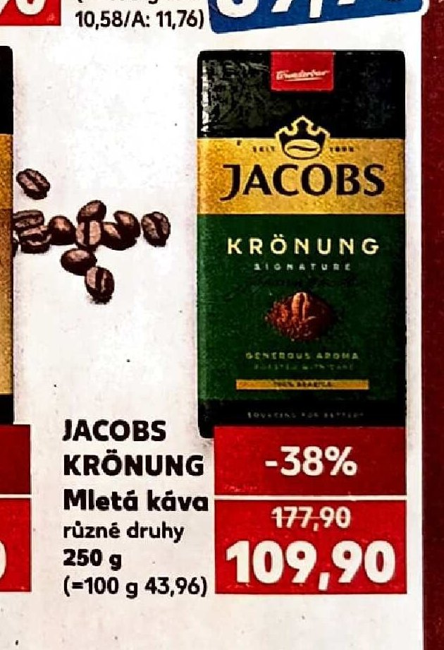 Jacobs Krönung Mletá káva