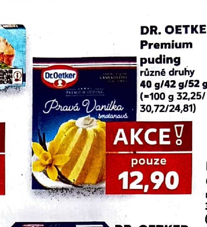 Dr. Oetker Premium puding různé druhy 40 g