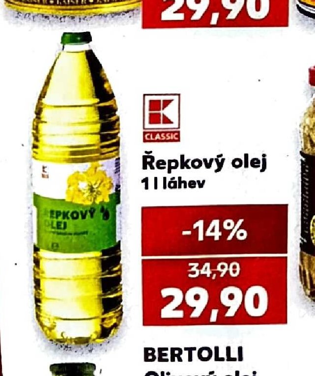 Řepkový olej 1 l