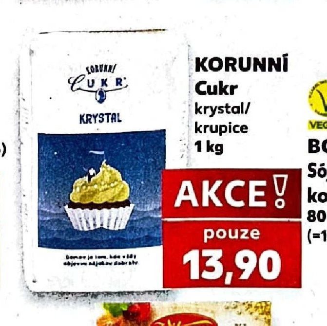Korunní Cukr krystal/krupice 1 kg