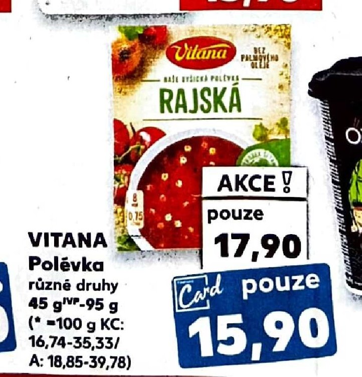 Vitana Polévka různé druhy 45 g