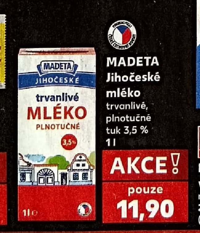 MADETA Jihočeské mléko