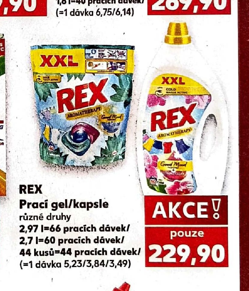 Rex Prací gel/kapsle