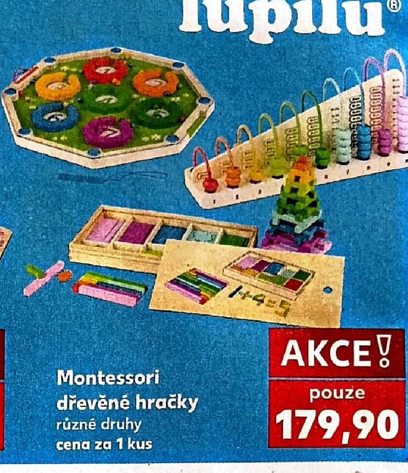 Montessori dřevěné hračky