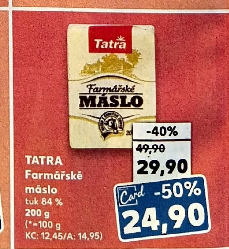 Tatra Farmářské máslo