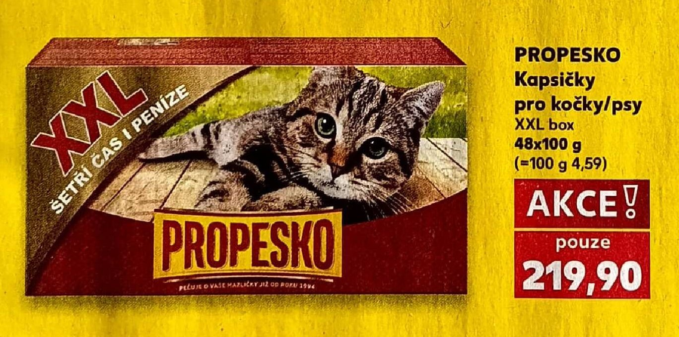 PROPESKO Kapsičky pro kočky/psy