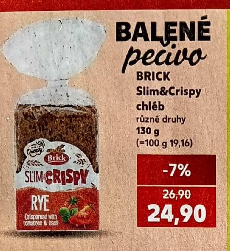Brick Slim&Crispy chléb