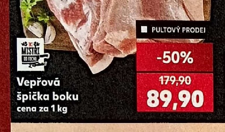 Vepřová špička boku