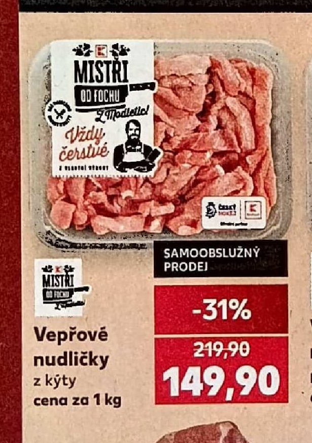 Vepřové nudličky z kýty