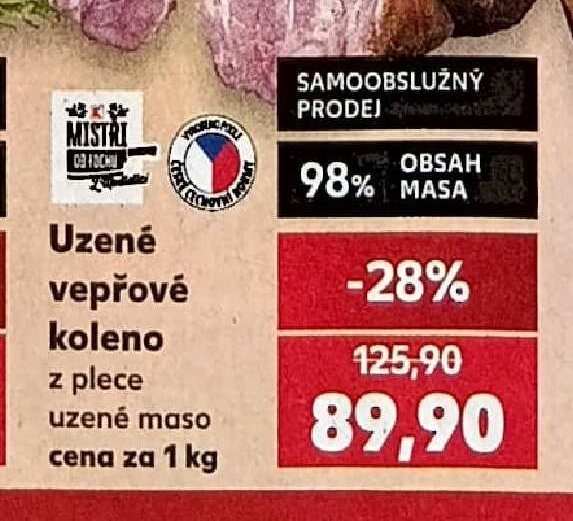 Uzené vepřové koleno