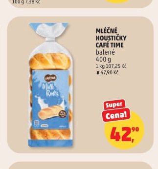 MLÉČNÉ HOUSTIČKY CAFÉ TIME