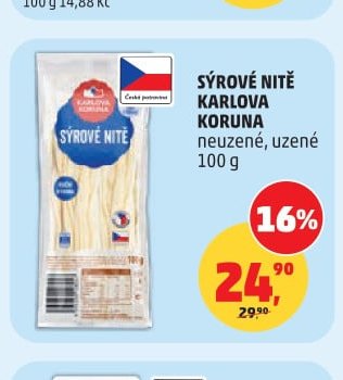 Sýrové nitě Karlova Koruna