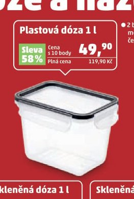 Plastová dóza 1 l