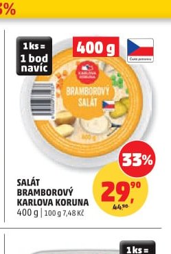 SALÁT BRAMBOROVÝ KARLOVA KORUNA