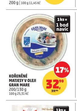 KOŘENĚNÉ MATJESY V OLEJI GRAN MARE