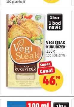 VEGI STEAK KUKUŘÍZEK