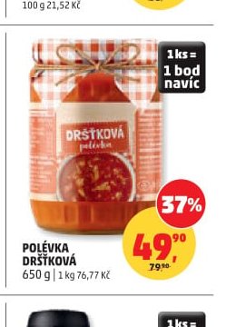 POLÉVKA DRŠŤKOVÁ