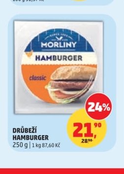 Drůbeží hamburger