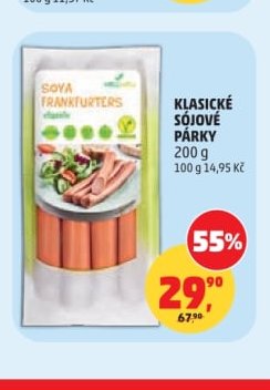 Klasické sójové párky