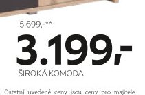 Široká komoda
