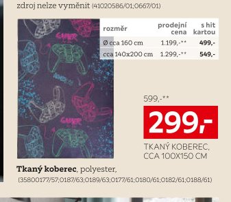 Tkaný koberec
