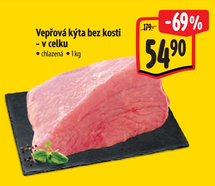 Vepřová kýta bez kosti - v celku