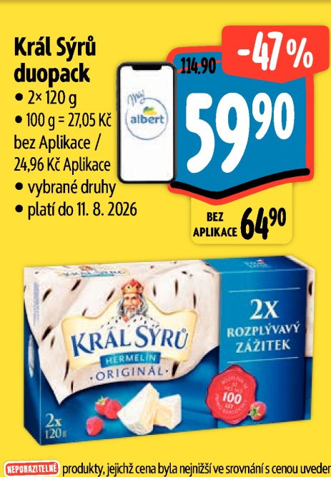 Král Sýrů duopack