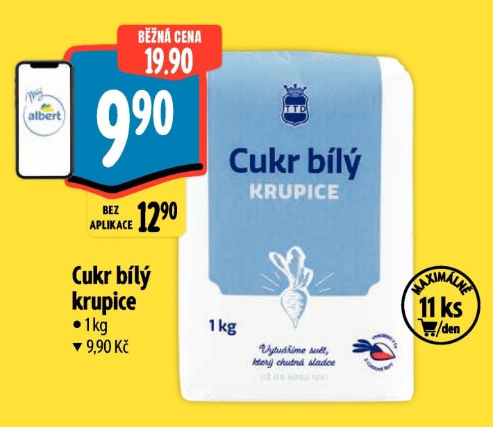 Cukr bílý krupice