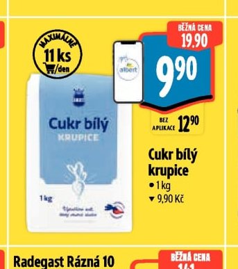 Cukr bílý krupice
