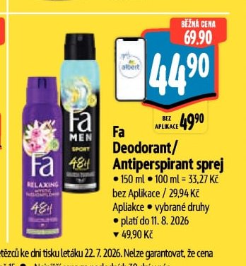 Fa Deodorant/Antiperspirant sprej