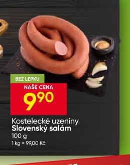 Kostelecké uzeniny Slovenský salám
