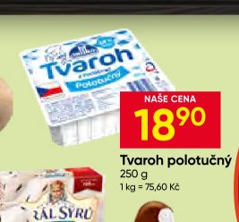 Tvaroh polotučný