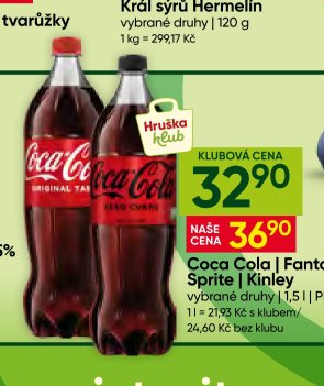 Coca Cola | Fanta | Sprite | Kinley