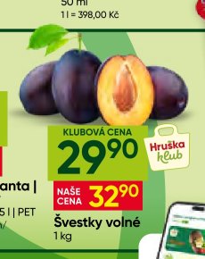 Švestky volné