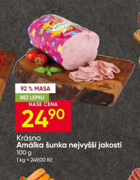 Krásno Amálka šunka nejvyšší jakosti