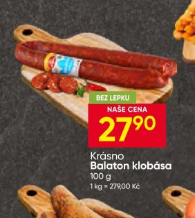 Krásno Balaton klobása