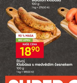 Bivoj Klobása s medvědím česnekem