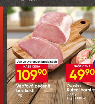 Vepřová pečeně bez kosti