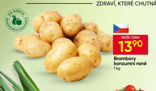 Brambory konzumní rané 1 kg
