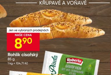 Rohlík císařský 85 g